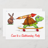 ロケット推進カメとハレ 招待状 (正面/裏面)