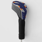 ロケット熱狂するロケット ゴルフヘッドカバー (アングル)