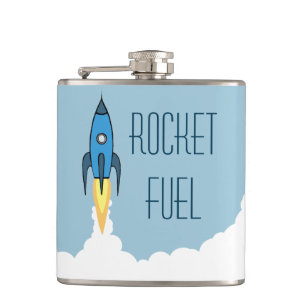 ロケット燃料のおもしろいなアルコールによって飲まれるユーモアの引用 フラスク