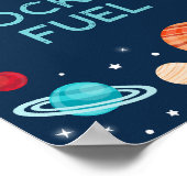 ロケット燃料宇宙宇宙飛行士惑星誕生日 ポスター (角)