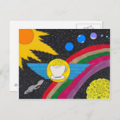 ロケット燃料3-1 ポストカード (正面/裏面)