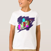 ロケット猫 Tシャツ (正面)