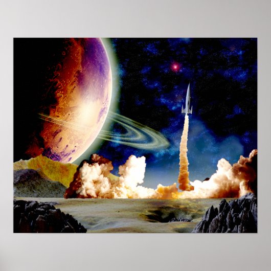 ロケット発射 ポスター (正面)