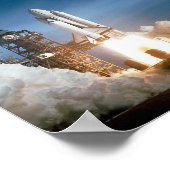ロケット発射 ポスター (角)