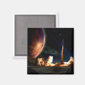 ロケット発射 マグネット (正面/裏面)