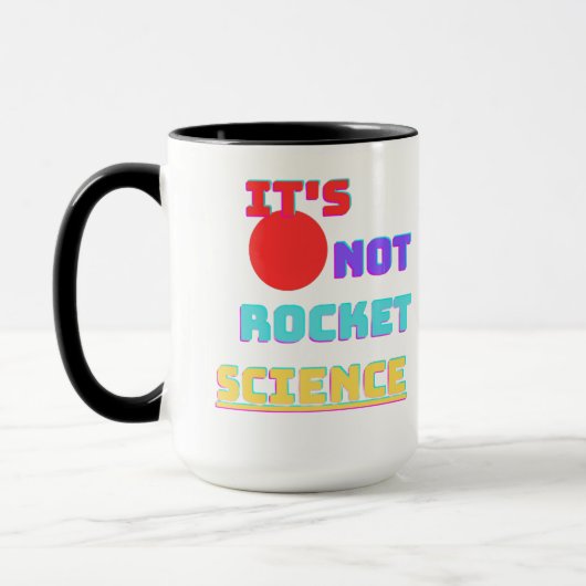 ロケット科学じゃない マグカップ (左)