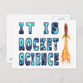 ロケット科学だ ポストカード (正面/裏面)