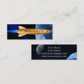 ロケット科学者のプロファイルカード スキニー名刺 (正面/裏面)