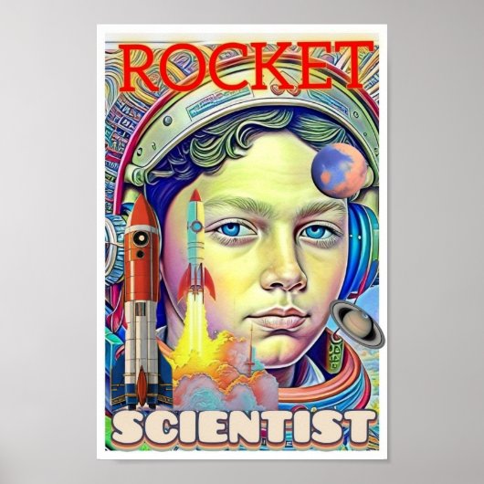 ロケット科学者の少年 ポスター (正面)