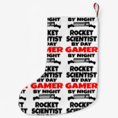 ロケット科学者バイデイゲーマー スモールクリスマスストッキング (裏面)