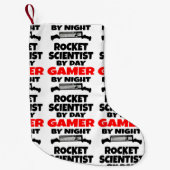 ロケット科学者バイデイゲーマー スモールクリスマスストッキング (正面)