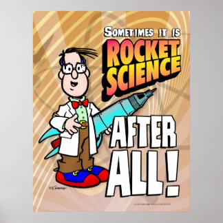 ロケット科学 ポスター