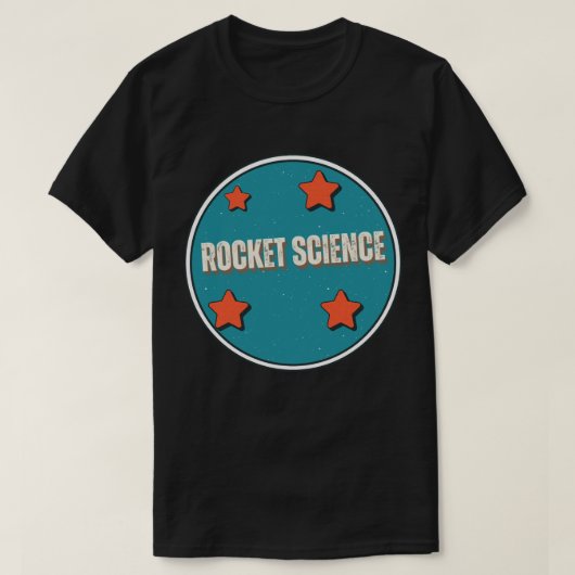 ロケット科学 Tシャツ (デザイン正面)