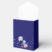 ロケット船のキッズに乗った可愛いパンダのクマ宇宙飛行士 フェイバーボックス (オープン)