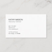 ロケット船のロゴ | 星 名刺 (裏面)