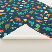 ロケット船の宇宙惑星の恐竜 シェルパブランケット (3/4)