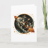 ロケット船フランスのブルドッグ飛行士 カード (正面)