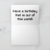 ロケット船マンガイラストレーション カード (内部)