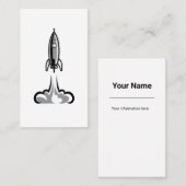 ロケット船名刺 名刺 (正面/裏面)