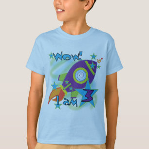ロケット船第3回誕生日Tシャツとギフト Tシャツ
