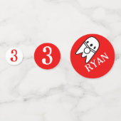 ロケット船誕生日パーティー コンフェッティ (正面)