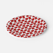 ロケット船誕生日パーティー ペーパープレート (アングル)