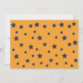 ロケット船誕生日招待状 招待状 (裏面)