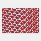 ロケット船誕生日 ラッピングペーパーシート (正面)