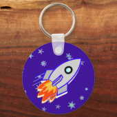 ロケット船 キーホルダー (正面)