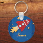 ロケット船 キーホルダー (正面)