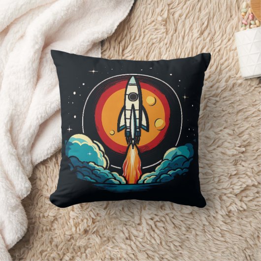 ロケット船 クッション (ブランケット)