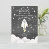 ロケット船+スターズニュートラル誕生日パーティー 招待状 (スタンド正面)