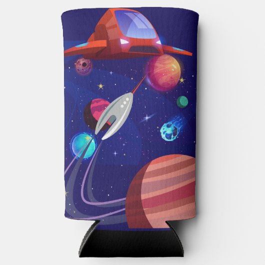 ロケット船 スリム缶クーラー (正面)