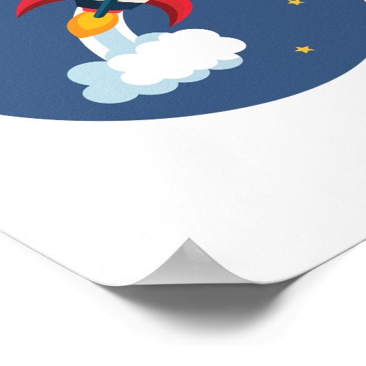 ロケット船 ポスター (角)