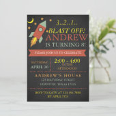 ロケット誕生日パーティーの招待状を爆発させる 招待状 (スタンド正面)