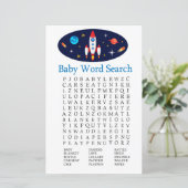 ロケット赤ちゃんシャワー語検索ゲーム (スタンド正面)