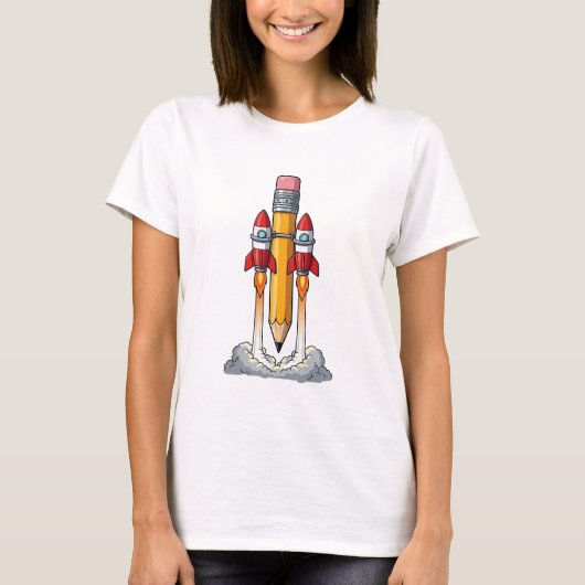 ロケット鉛筆 Tシャツ (正面)