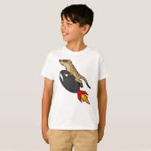 ロケット飛んでいるでメルカット Tシャツ (正面フル)