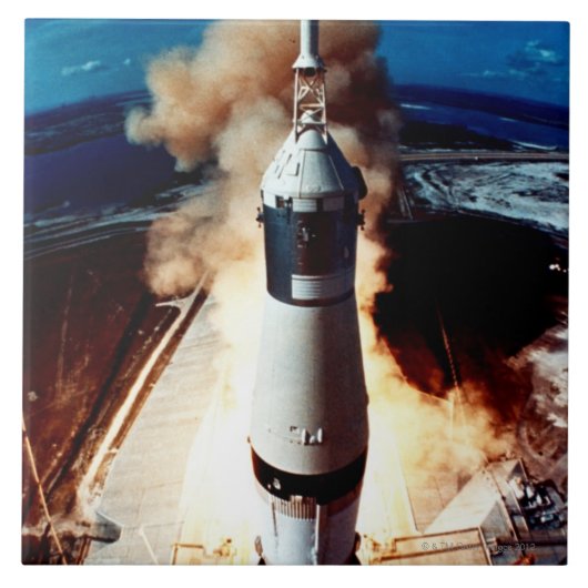 ロケット2の進水 タイル (正面)