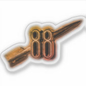 ロケット88 シール (正面)