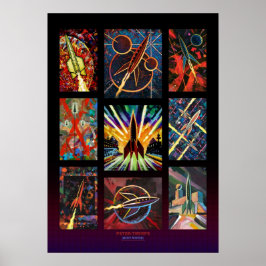 ロケット9個のポスター ポスター