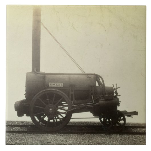 「ロケット」はジョージStephenson (1781-1年によって設計しました タイル (正面)
