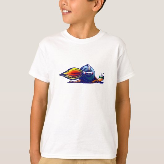 ロケット・カタツムリ Tシャツ (正面)