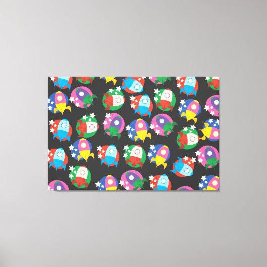 ロケット キャンバスプリント (正面)