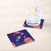 ロケット スクエアペーパーコースター (インサイチュ)