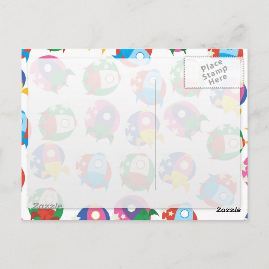 ロケット ポストカード (裏面)