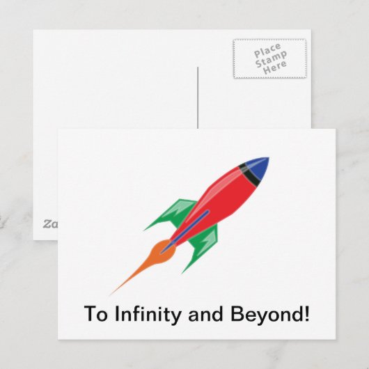 ロケット ポストカード (正面/裏面)