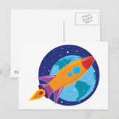 ロケット ポストカード (正面/裏面)