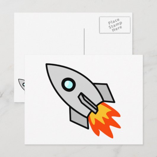 ロケット ポストカード (正面/裏面)