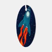 ロケット メタルオーナメント (正面左)